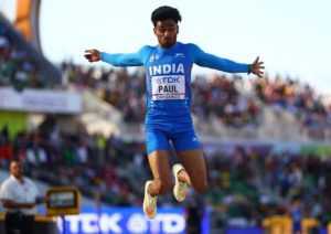 Eldhose Paul Indian world Athletics champion life family sports success