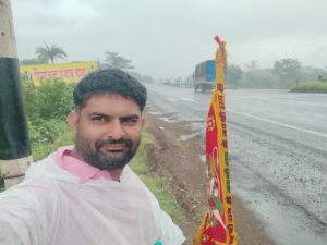 Teacher sameer dattani Junagadh to lalbaugcha raja mumbai by walking
