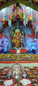 Una gujarat ganesh pandal annkut darshan