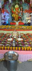 Una gujarat ganesh pandal annkut darshan