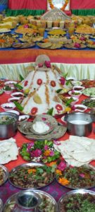 Una gujarat ganesh pandal annkut darshan