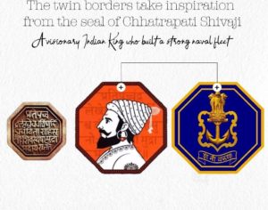 Indian Navy INS Vikrant New Navy Flag Shivaji History