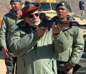 PM modi diwali celebration with kargil army amazing incident